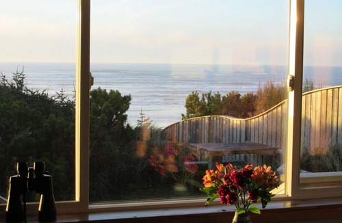 Newport Apartment | Oceanfront, Sauna, Large Oceanview Soaking Tub, dog friendly with yard