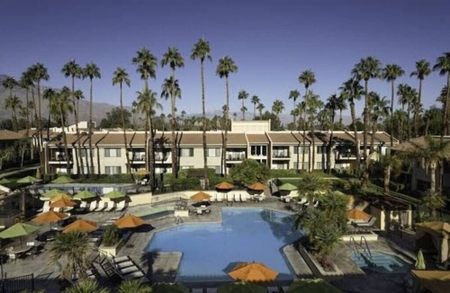 Cathedral City Villa | Palm Springs Area 1 Bdrm on a Golf Course, view of Mountains.