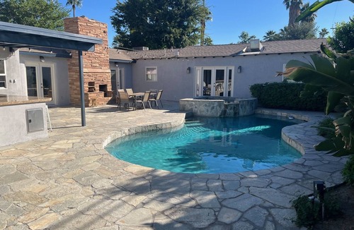 Palm Springs House | Palm Springs Oasis! Private, spacious, pool, spa, sauna shower!
