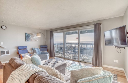 Rockaway Beach Condo | Panoramic Rockaway Beach Views From This Beautifully Appointed Oceanfront Condo!