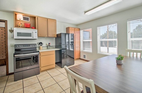 Show Low Apartment | Patio, Grill & Fire Pit: Show Low Escape!