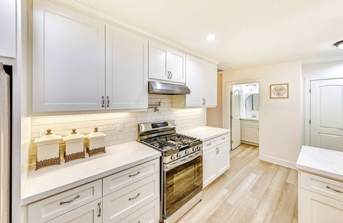 Woodcrest Apartment | Patio & Workspace: Peaceful Riverside Retreat!