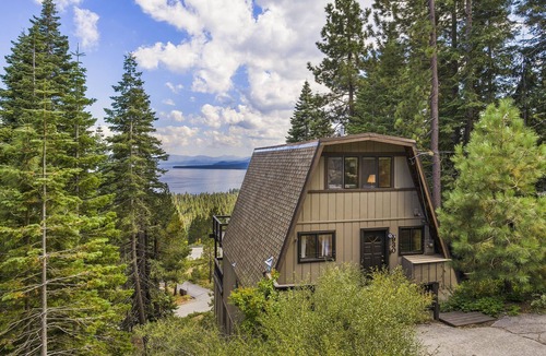 Talmont Cabin | Peaceful getaway home with hot tub and panoramic lake views!