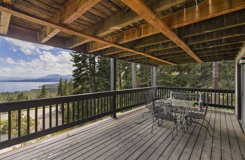Talmont Cabin | Peaceful getaway home with hot tub and panoramic lake views!