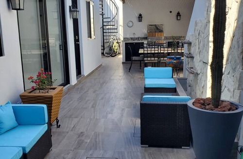 Rosarito Condo | Pristine 3-bed, 3.5-bath villa with mountain, golf course, sea views & hot tub