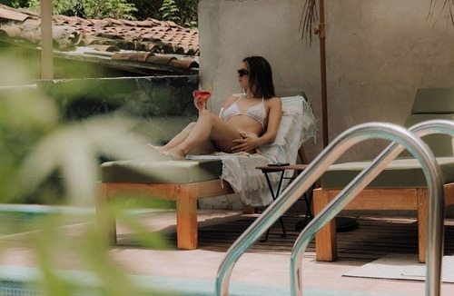 Brisas de Zicatela Apartment | Private Studio Palapa Mango- Pool- Ocean View - La Punta -Free Breakfast