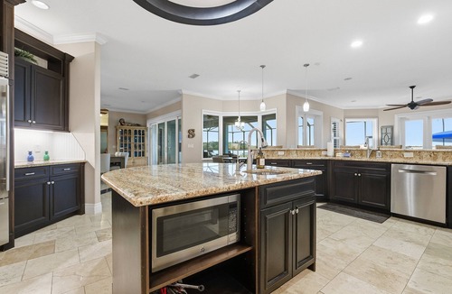Edgewater Condo | Relaxing Waterfront Estate w/Private Pool, Dock, & Pet-Friendly Fun