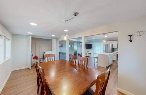 Netarts House | Renovated dog friendly cottage with a covered porch deck yard and washer dryer