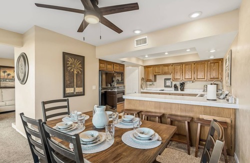 Bullhead City Condo | Riverfront Marina Retreat with Pool!