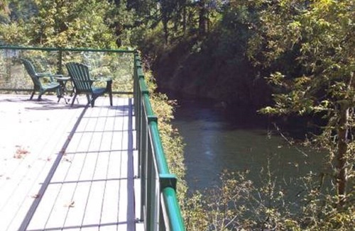 Lyons House | "Santiam RiverHaus-Waterfront Home near Salem. “Magic” We Will Be Back!