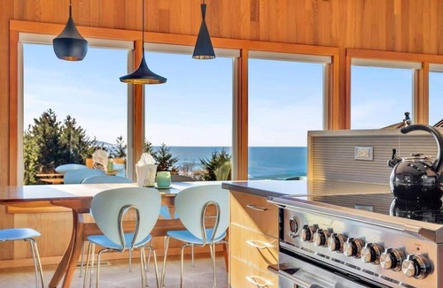 Neahkahnie Beach House | Sea to Sky Retreat by Manzanita Beach Getaway: Ocean Views, 3BR Hilltop Home