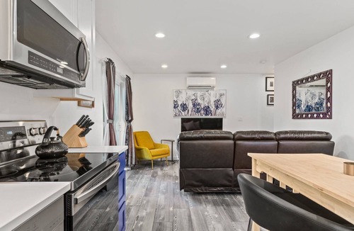Sellwood-Moreland House | Sellwood Retreat, New Construction, Open Patio w/Deck, BBQ and Fire-Table, Walk to Parks and Food