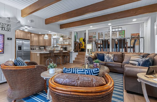 Blue Jay House | Serene cabin near Lake Arrowhead Village with wraparound deck & forest views