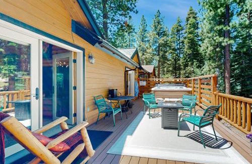 Kings Beach House | Spacious Deck w/Private Hot Tub: Kings Beach Gem