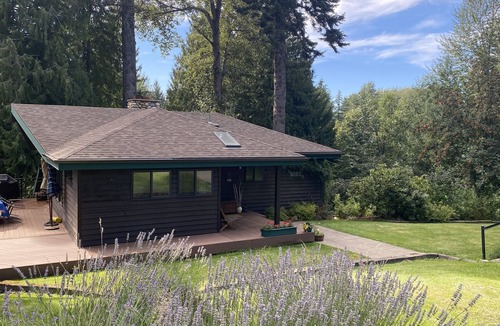 Parkdale Cabin | Spacious Family Cabin on tree lined property w/Mount Hood & Mount Adams views!