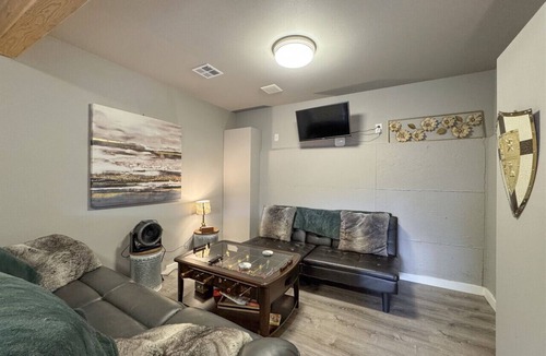 Port Angeles East House | Spacious ocean-view home with forest stream, hot tub, & private community beach!