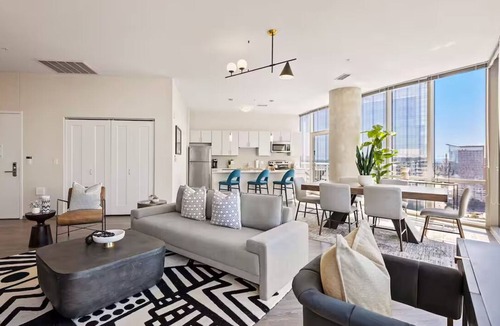 Sobro Apartment | Spacious Upscale Getaway | Kitchen & Balcony | Near Vibrant Attractions