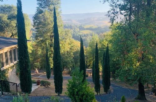 Healdsburg Villa | Stay surrounded by Fitch Mountain Park and Open Space Preserve.