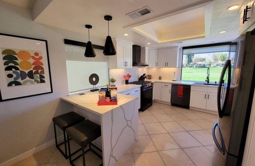 Palm Desert House | Stunning 2BD/3BA. 36 pools/hot tubs. Patio w BBQ
