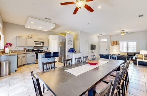 Cathedral City House | Stunning home with private heated pool, spa, firepit, grill & alfresco dining