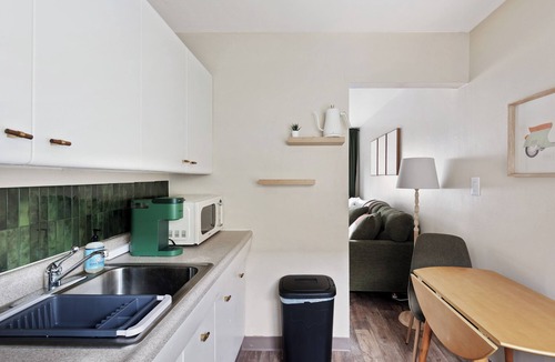 Belmont Apartment | Sunny Mt. Tabor Studio, Full Kitchen, Walk to Parks