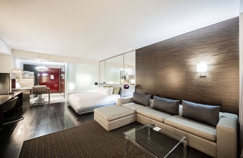 Las Vegas Apartment | SVS: Strip View Studio | Pool & Gym Access | Palms Place