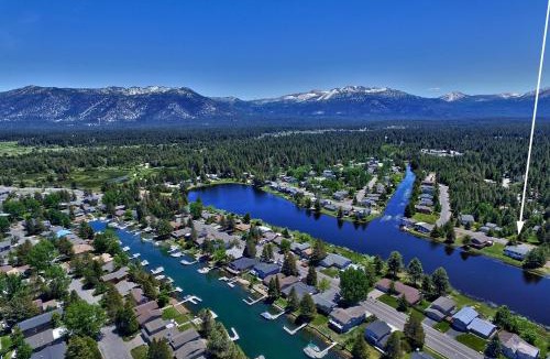 Tahoe Island House | Tahoe Keys Sunset Reflections