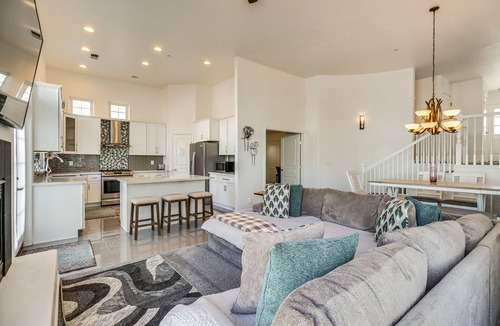 Sparks House | Theater Room, Fireplace: Home 5 Mi to Dtwn Reno!
