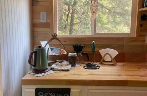Umpqua House | Tiny House nestled into the Forest on 160 acre Playground.