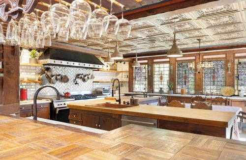 Warm Sands House | Tudor-Style Home on Manicured Grounds Near Downtown Palm Springs