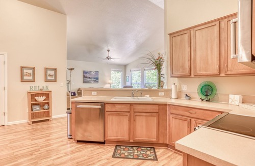 Netarts House | Warm, Modern Single-Level Home Overlooking Netarts Bay Has Ocean Peek and More!