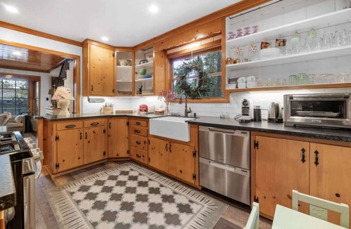 Boulder Bay House | Waterfront. Gameroom, Dock in water. Spa. Firepit.