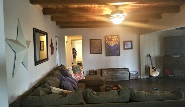 3bed 1bath with views of the city overlooking the event fairgrounds.
