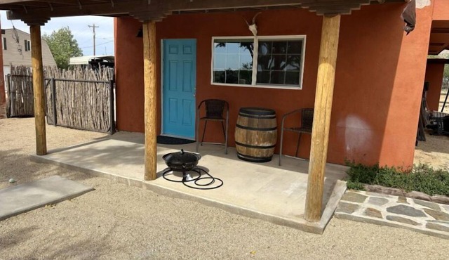 90 minutes from Las Vegas in old mining town. Pet friendly.