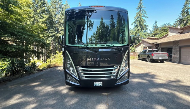 A high end motorhome away from home to stay in style
