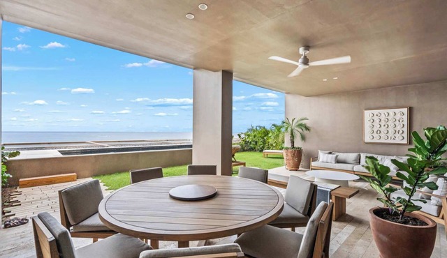 Beachfront Duplex Apt in Punta Mita with Garden Views