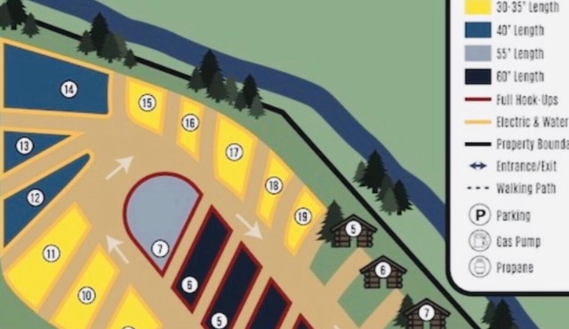 CAMP SULA - Rv site 6 Full hook up - pull through