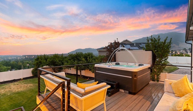 Draper Skyline Retreat | Hot Tub & 6BDR