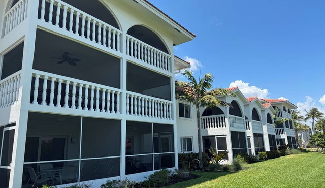 End unit with extra windows. Steps to the beach, private beach access!