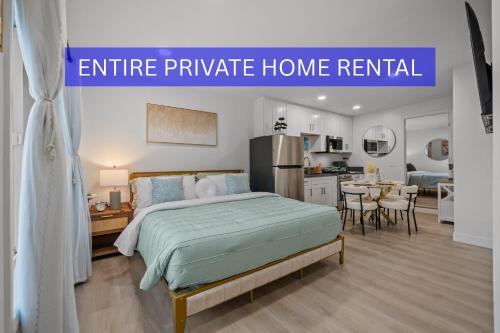Entire Private Home with 2 King Bed, Ranch-Style, 2 Parking, AC, EVCharger, Available Now