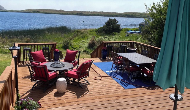 Garrison Lakefront house in beautiful Port Orford Oregon Requires 30 -day min!