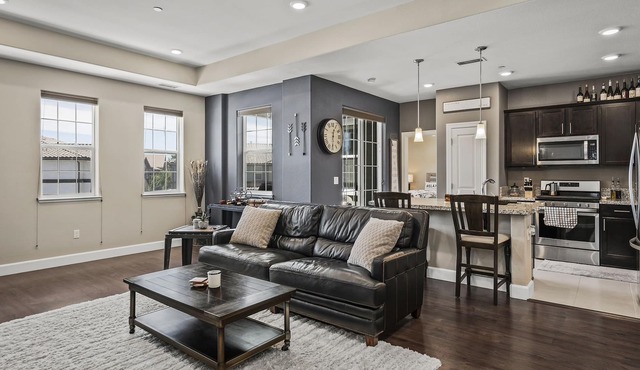 Luxurious stylish 2 bedroom condo with garage.