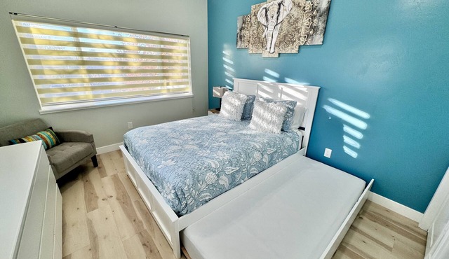 Luxury brand new private guesthouse With deck in downtown