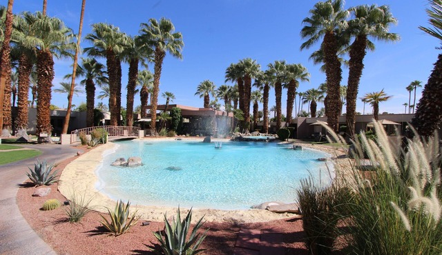 Palm Springs Villa | Pool, Patio & Tennis