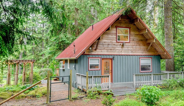 Peaceful Mt. Hood Cabin w/ Hot Tub & Fire Pit!