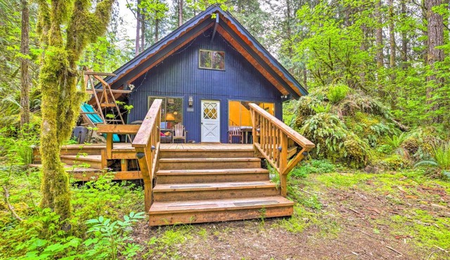 Peaceful Wooded Cabin By Mt. Baker Ski Area!