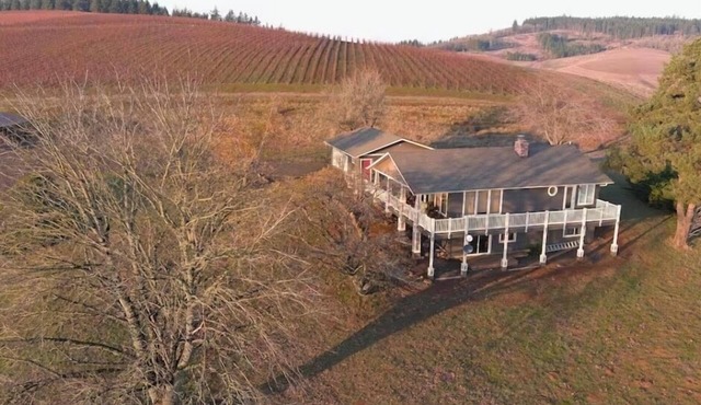Quaint farmhouse with spectacular views - large deck & fire pit