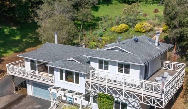 Serene Mountain Home with Ocean View!