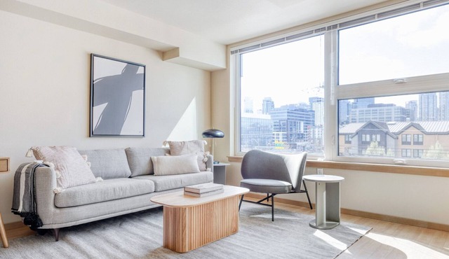 Serene Queen Anne 1BR w/Roof, Gym & W/D, near Metro, by Blueground