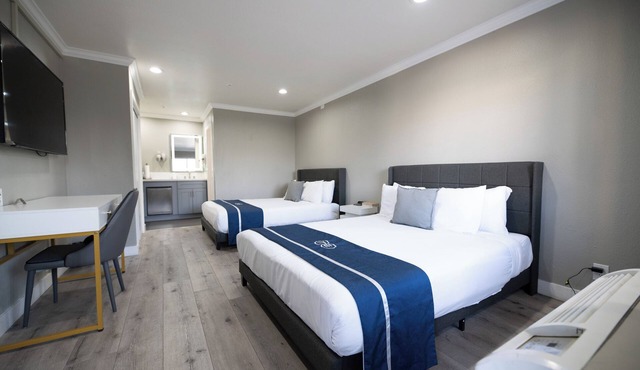 SGV Quadruple Room + Explore Disney & Downtown LA